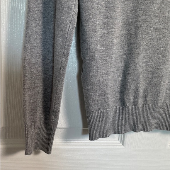 Calvin Klein Sweater Turtleneck Thin Rayon Nylon Casual Grey Gray Women's Small - Picture 11 of 11